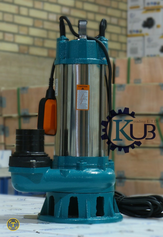 لجن کش استیل 25 متری ۲ اینچ 2 اسب فلوتر دار(تک فاز) پرو پمپ مدلWQV1500F)2HP)220V