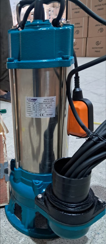 لجن کش استیل 25 متری ۲ اینچ 2 اسب فلوتر دار(تک فاز) پرو پمپ مدلWQV1500F)2HP)220V